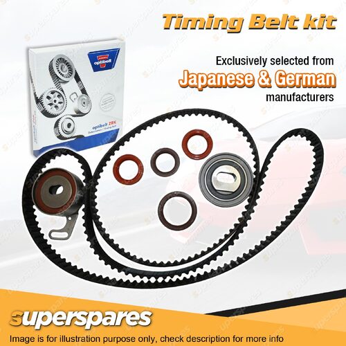 Superspares Timing Belt Kit for Honda Prelude BB 2.2L 4cyl F22Z6 1/1997 - 7/2002