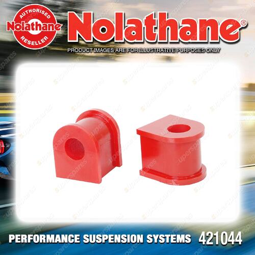 Nolathane Front Sway Bar Mount Bushing Kit 17mm for Toyota Window XV20 96-02