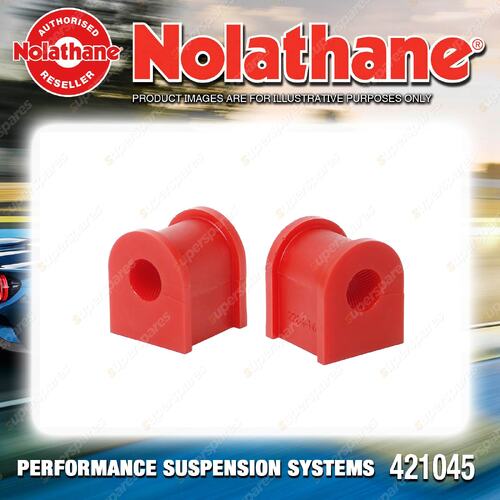 Nolathane Rear Sway Bar Mount Bushing Kit 16mm for Toyota Window XV20 96-01