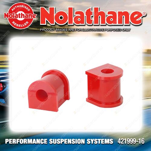 Nolathane Front Sway Bar Mount Bushing Kit 16mm for Chrysler Centura KB KC 75-79