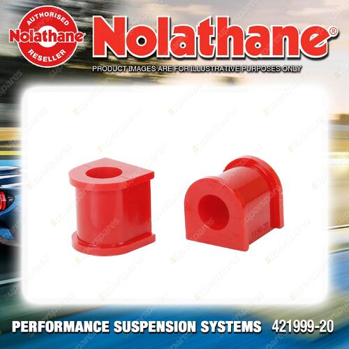 Nolathane Rear Sway Bar Mount Bush 20mm for Ford Fairmont Falcon XD XR XT XW XY