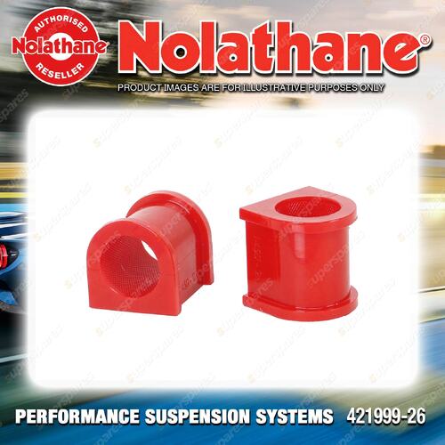 Nolathane Front Sway Bar Mount Bushing Kit 26mm for Mazda RX-7 Series I 79-85