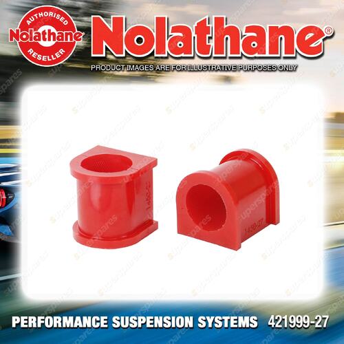 Nolathane Front Sway Bar Mount Bushing Kit 27mm for Chrysler Centura KB KC 75-79