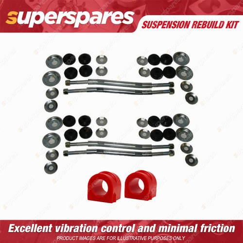 Front Sway Bar Link + 24mm Sway Mount Bushes kit for HOLDEN STATESMAN VR VS