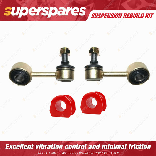 Front Sway Bar Link + 28mm Sway Mount Bushes for MITSUBISHI PAJERO NH NJ NK NL