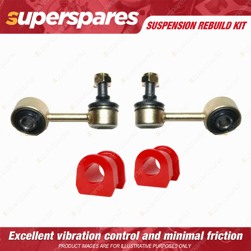 Front Sway Bar Link + 27mm Sway Mount Bushes for MITSUBISHI PAJERO NH NJ NK NL