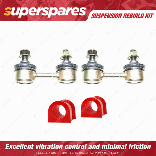 Front Sway Bar Link + 21.5mm Sway Mount Bushes kit for MITSUBISHI MAGNA TR TS