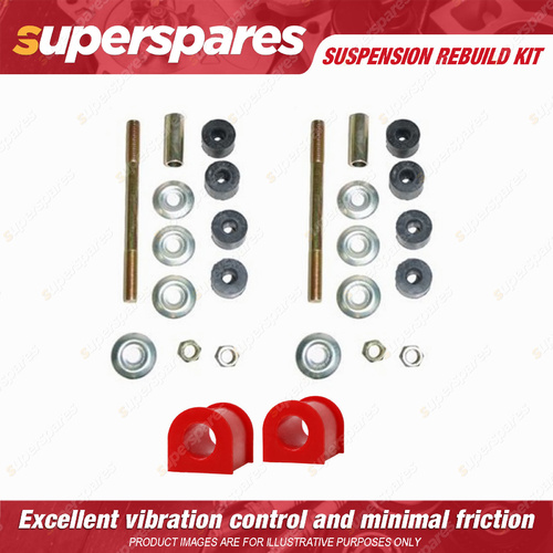 Front Sway Bar Link + 20mm Sway Mount Bushes Rebuild kit for NISSAN NAVARA D21