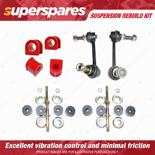 Front & Rear Sway Bar Link + Sway Mount Bushes Rebuild kit for NISSAN 300ZX Z32