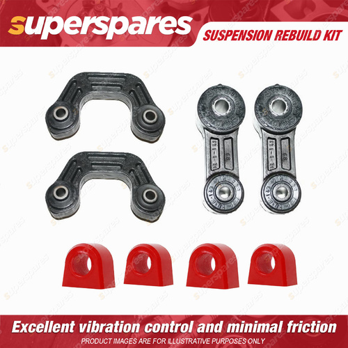 Front & Rear Sway Bar Link + 19mm Sway Mount Bushes kit for SUBARU IMPREZA GC GF