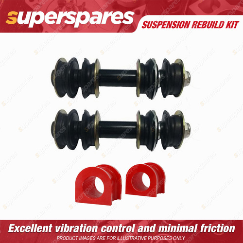 Front Sway Bar Link + 25mm Sway Mount Bushes kit for TOYOTA ECHO NCP10 NCP12