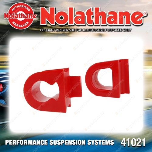 Nolathane Front Steering rack and pinion mount bushing for Ford Cortina TC