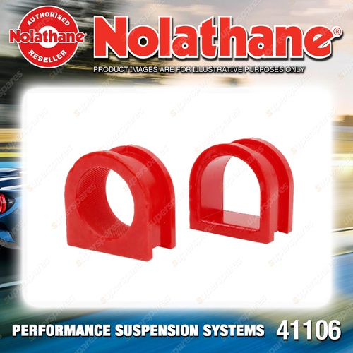 Nolathane Front Steering rack pinion mount bushing for Holden Camira JB JD JE