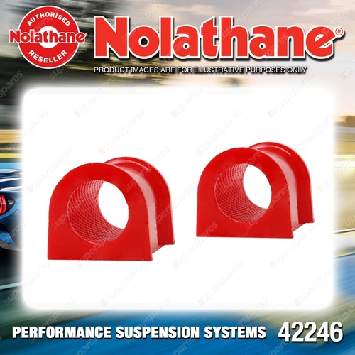 Nolathane Front Sway bar mount bushing 21.5mm for Mitsubishi V3000 Verada KR KS