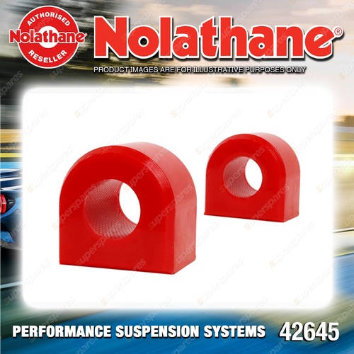 Nolathane Front Sway bar mount bush 22.5mm for Volkswagen Golf MK5 1K 1KP MK6 5K