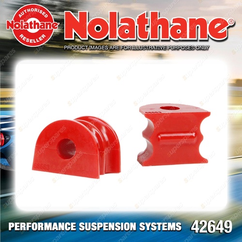 Nolathane Rear Sway bar mount bushing for Nissan Navara NP300 D23