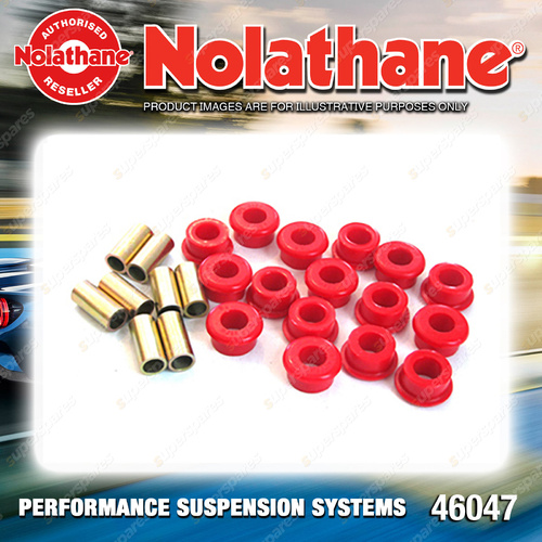 Nolathane Rear Control arm inner outer bushing for Holden Astra LD