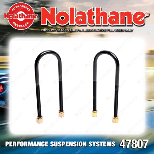 Nolathane Rear Spring u bolt kit for Isuzu D-MAX TFR TFS Premium Quality