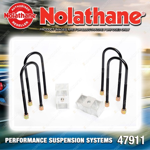 Nolathane Rear Lowering block kit 2.0" for Mitsubishi Lancer LC 9/1974-8/1981