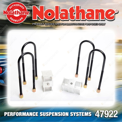 Nolathane Rear Lowering block kit 2.5" for Ford Courier PE PF PG PH PA PC PD