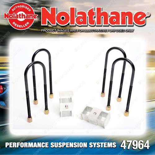 Nolathane Rear Lowering block kit 1.5" for Holden Rodeo KB KBD TFR TFS