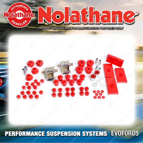 Nolathane Front Rear Essential Vehicle Kit EVOFORD5 for Ford Fairlane ZF ZG ZJ