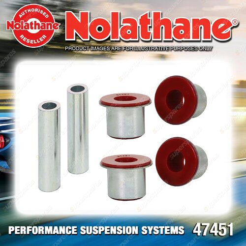 Nolathane Rear Spring Eye Rear Bushing Kit for Fiat Ducato 250 2006-on