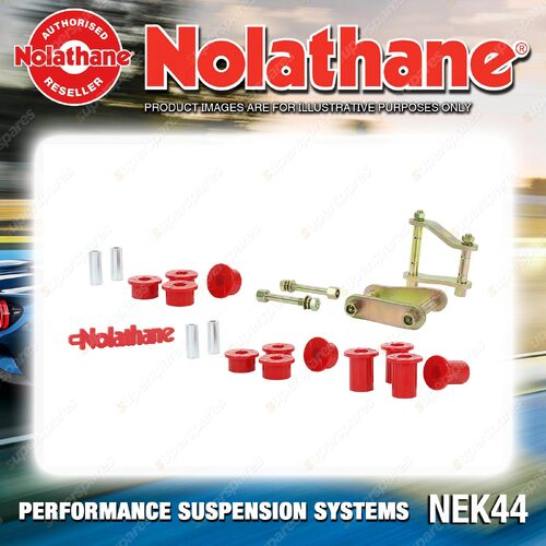 Nolathane Rear Spring Greasable Shackle and Bush Kit for Ford Ranger PX I II III