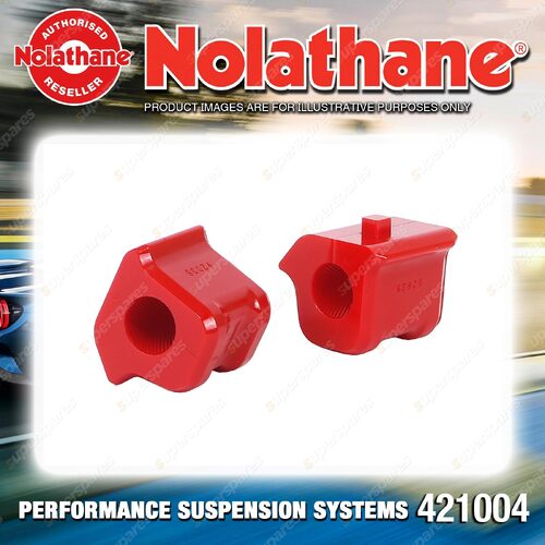 Nolathane Front Sway Bar Mount Bushing Kit for Lexus Ct 200H ZWA10R 2011-On