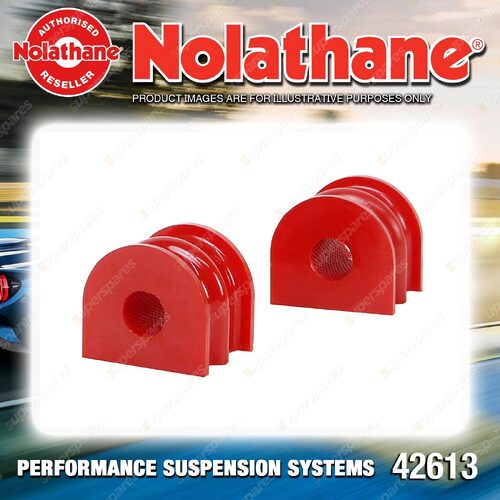 Nolathane Rear Sway Bar Mount Bushing for Renault Kangoo II X61 Koleos H45