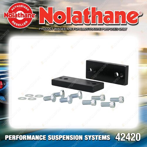 Nolathane Front Sway Bar Mount Spacer Kit for Toyota Fortuner GUN156 2015-On