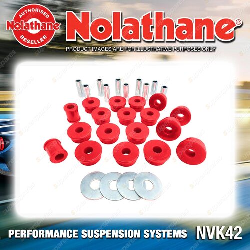 Nolathane Rear Essential Vehicle Kit for Toyota Land Cruiser 100 Series IFS