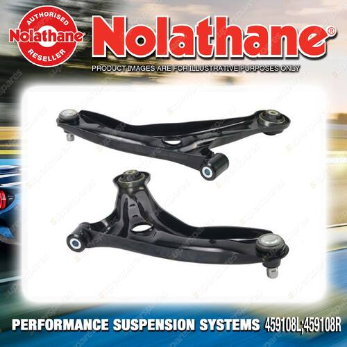 Nolathane Front Control Arm Lower Arm LH+RH for Ford Fiesta WS WT WZ FWD 08-18