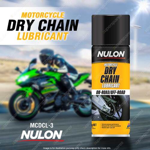 Nulon Dry Chain Lubricant MCDCL-3 Grease Oil for Off-road Motorcycles & ATV's