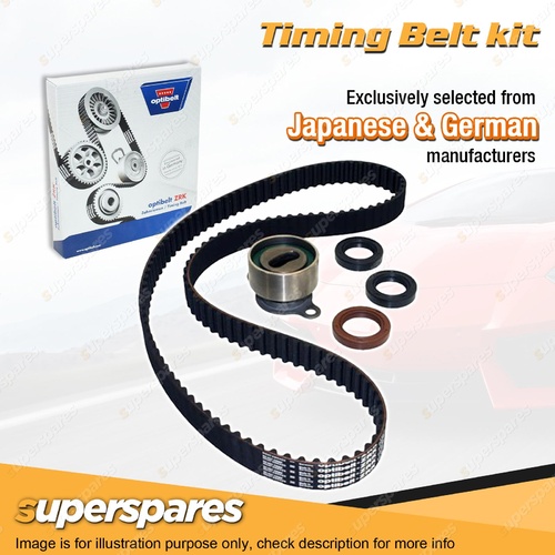 Superspares Timing Belt Kit for Honda CRX 1.6L 4cyl DOHC D16A8 D16A8 Ref KTBA031