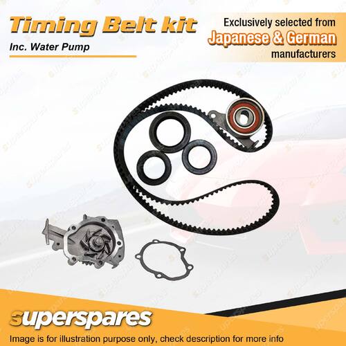 Timing Belt Kit & Water Pump for Mitsubishi Colt RB RC RD RE 4cyl G12B 4G33B