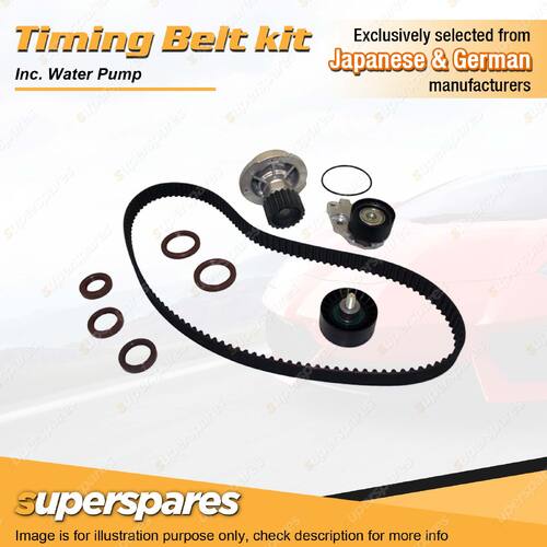 Timing Belt Kit & Water Pump for Holden Barina TK 1.6L HD Belt No Shiled