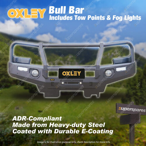 OXLEY Bull Bar Includes Tow Points & Fog Lights for Great Wall Cannon 12/19-On