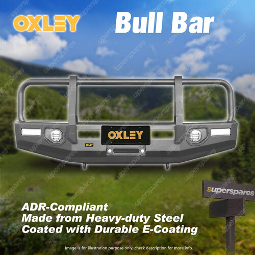 OXLEY Front Bull Bar Basic Fleet for Toyota Land Cruiser 79 Single Cab 24-On