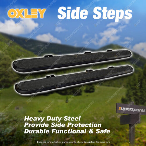 OXLEY Side Steps for Toyota Land Cruiser 79 Series Dual Cab 06/2017-On