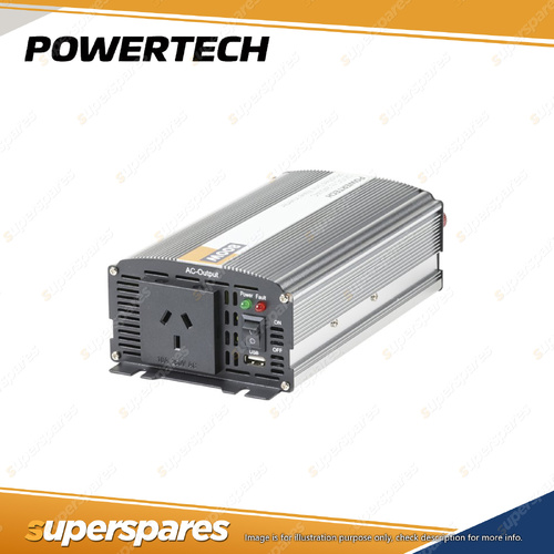 Powertech Modified Sinewave Inverter 800W 2000W 12VDC to 230VAC out camping