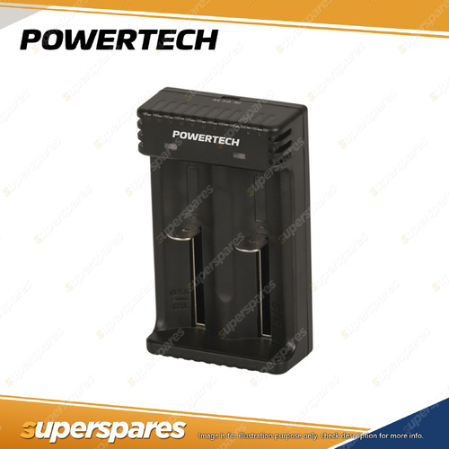 Powertech Dual Channel Li-ion/ Ni-MH Car Battery Charger 5VDC 1A Input Power