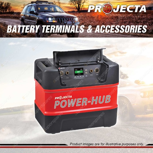 Projecta 12V Portable Power-Hub with 10 Power Outlets 300W Inverter