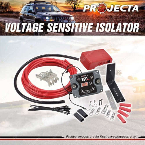 Projecta 150Amp Voltage Sensitive Isolator Kit - Comprehensive Dual Battery Kit