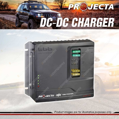 Projecta Smart DC-DC 12V 30A Chargers Multi-Chemistry Adaptive Input & Output