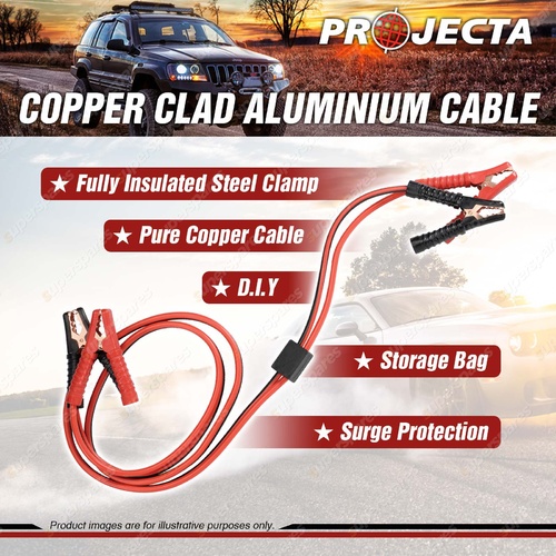 Projecta DIY Booster Cables - CCA Cable 100Amp 2.5M Premium Quality