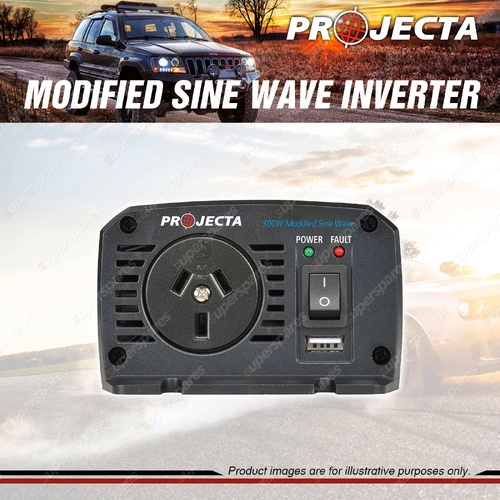 Projecta 300W 12V Modified Sine Wave Inverter with 5V 2.1A USB Output Socket