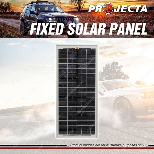 Projecta 12V 25W Fixed Solar Panel Super-efficient Monocrystalline Technology