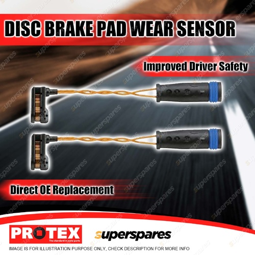 Rear Protex Brake Pad Wear Sensors for Mercedes Benz ML63 280 300 320 350 500