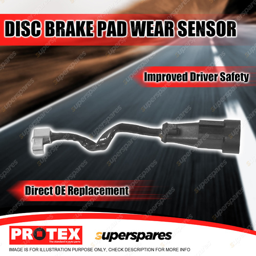 Protex Rear Disc Brake Pad Wear Sensor for Iveco Daily 65 Series 65C18